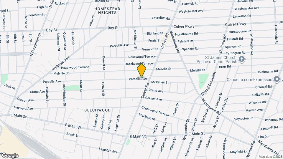 529 Parsells Ave, Unit UP 2nd Floor Map and Location Details