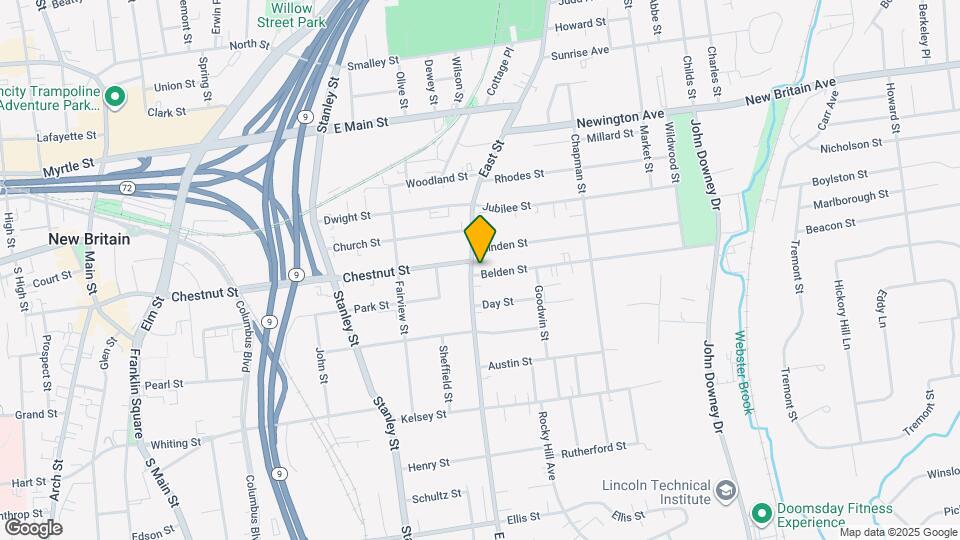 14 Belden St, Unit 1 Map and Location Details