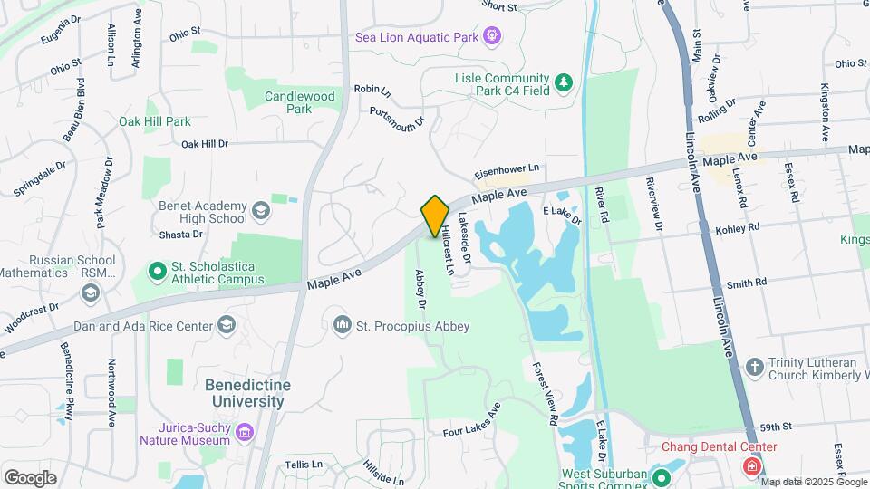 5550 Abbey Dr Map and Location Details