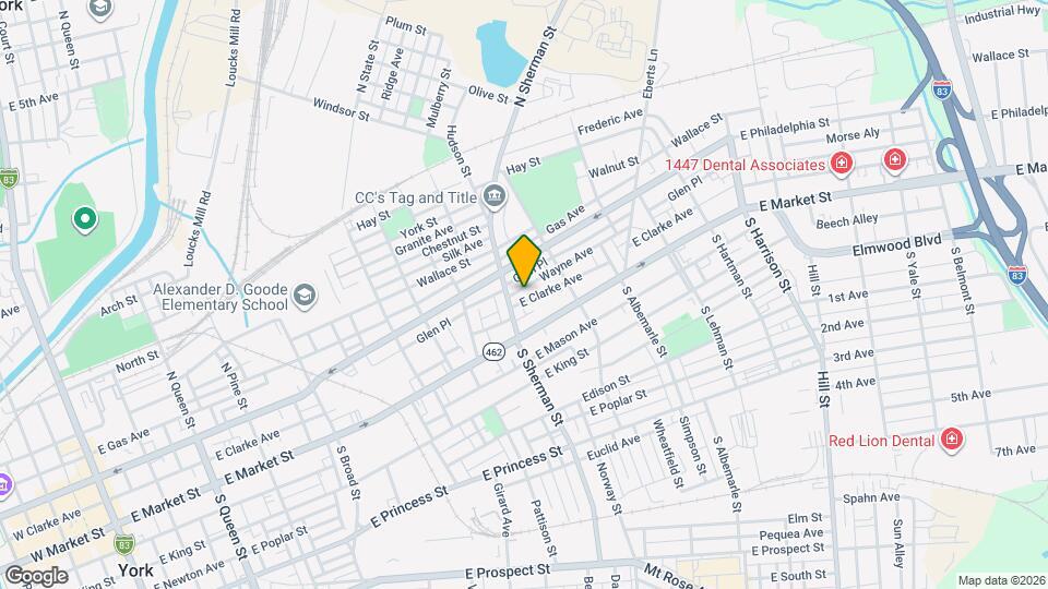 814 Wayne Ave Mapa y Detalles de la Ubicación