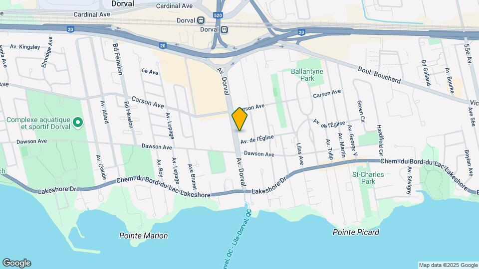 245 Dorval Av Map and Location Details