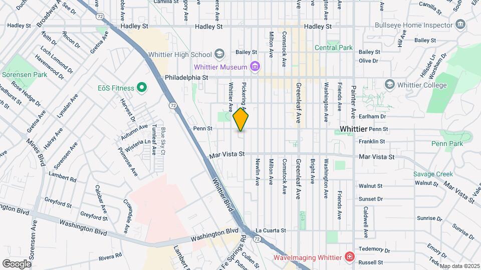 Whittier Pines Mapa y Detalles de la Ubicación