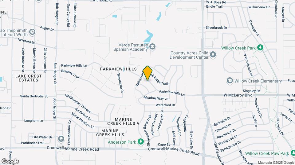4933 Parkview Hills Ln Map and Location Details