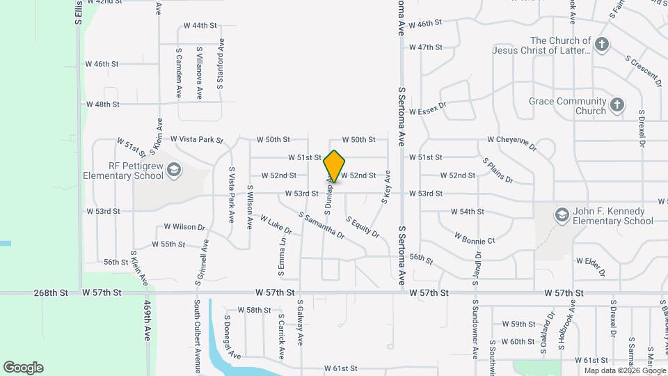 7112 W 53rd St Map and Location Details