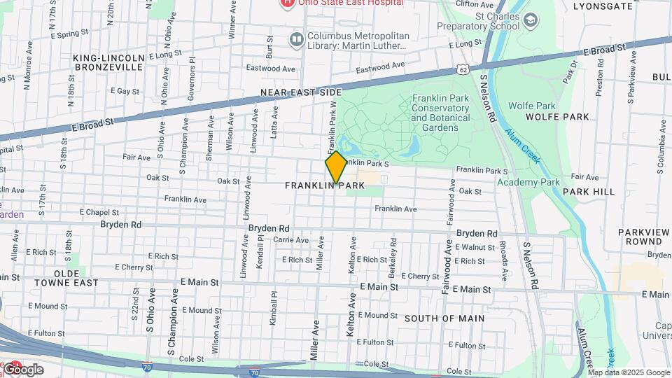 1513 Oak St Mapa y Detalles de la Ubicación