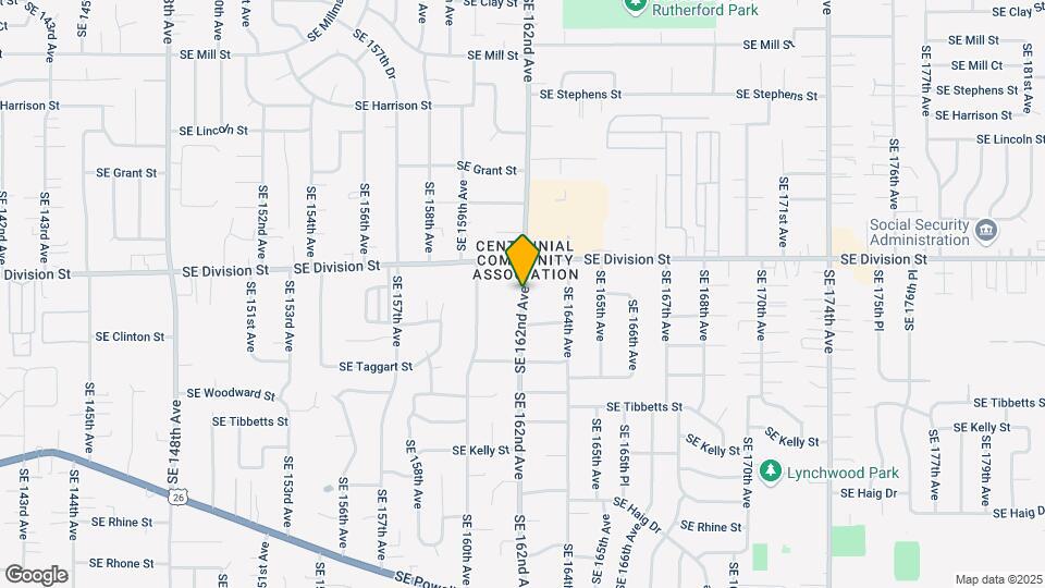 2617 SE 162nd Ave Map and Location Details