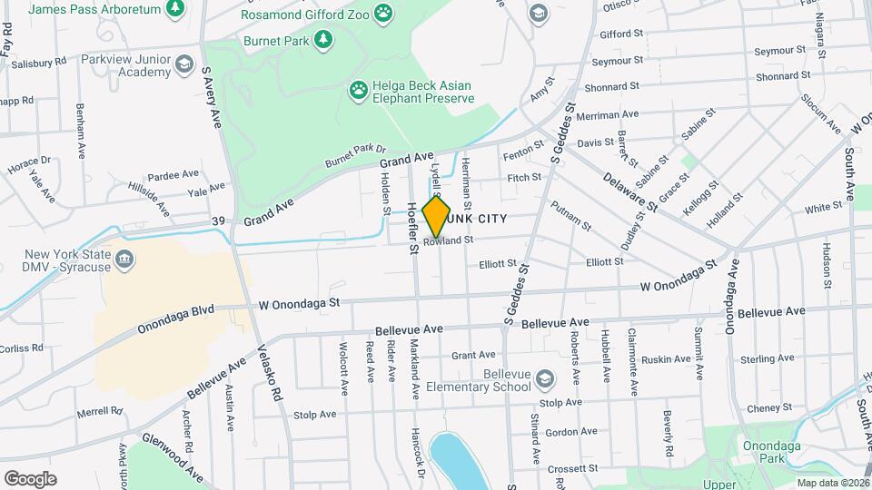 501 Rowland St Map and Location Details