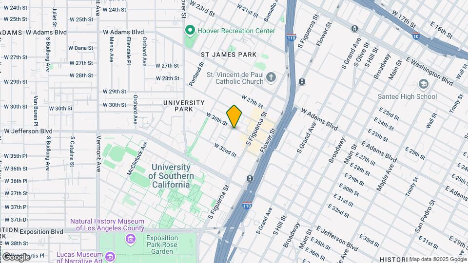 648 W 30th St Map and Location Details
