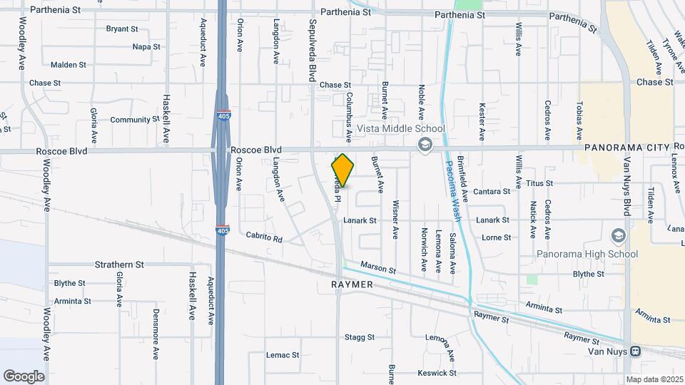 8144 Sepulveda Pl Mapa y Detalles de la Ubicación