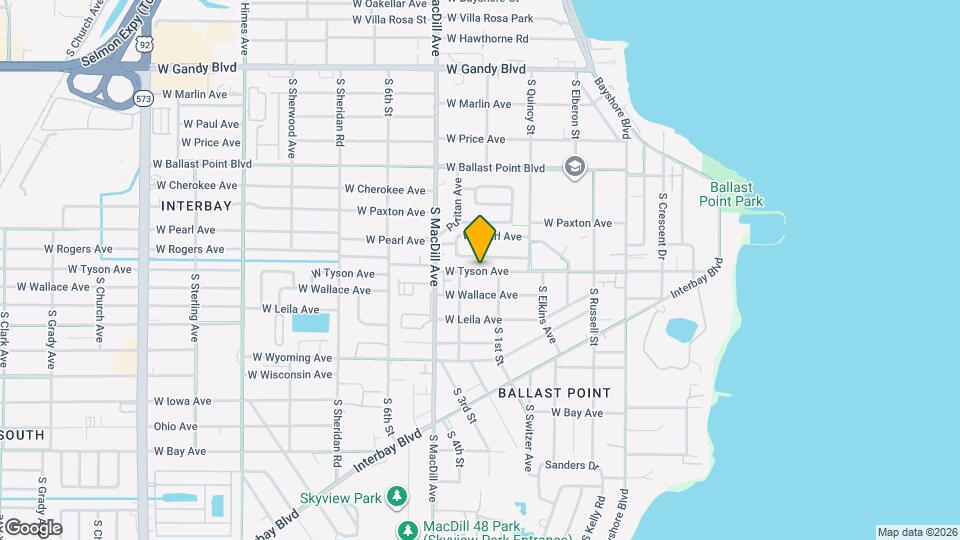2911 W Tyson Ave Map and Location Details