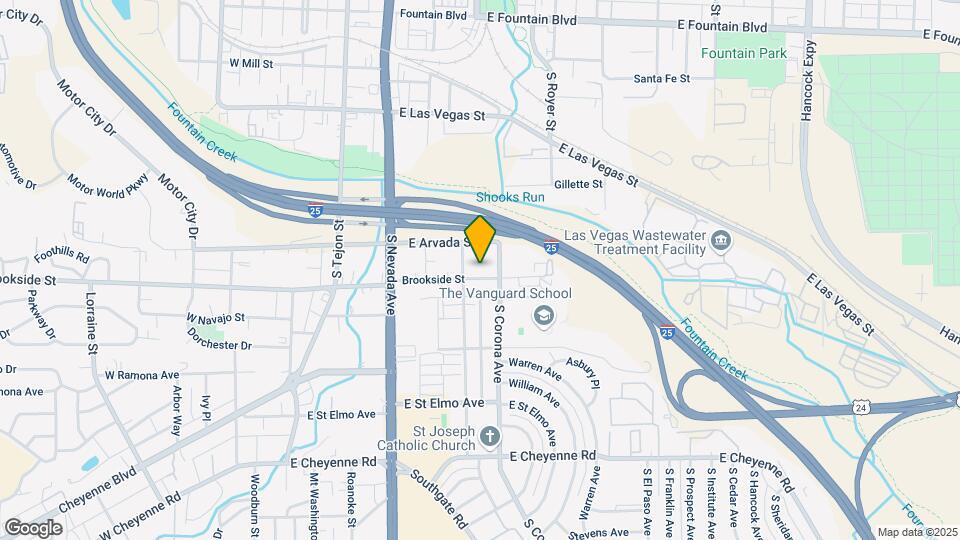 418 Brookside St Map and Location Details