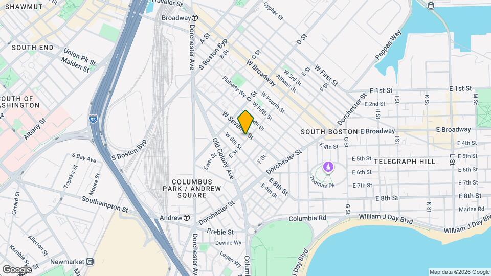 214 E St, Unit 2 Map and Location Details