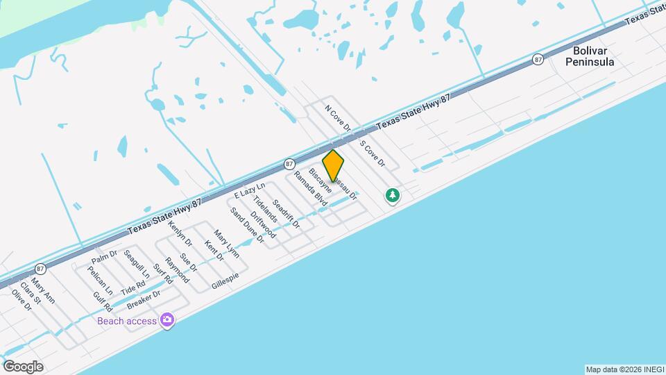 956 Biscayne Map and Location Details