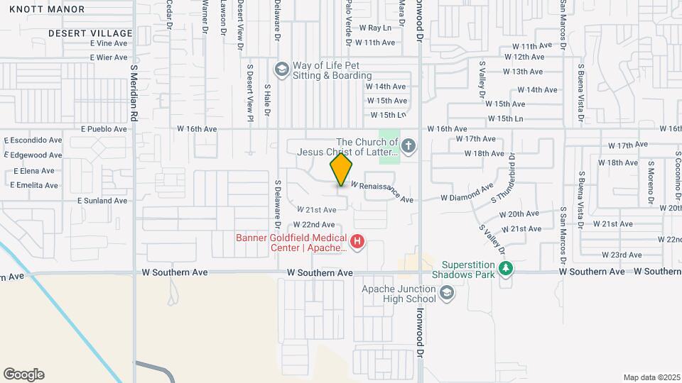 1964 W 20th Ave Map and Location Details