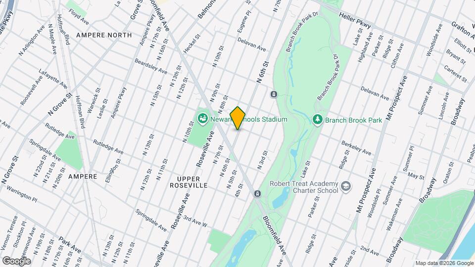 600 N 6th St Mapa y Detalles de la Ubicación