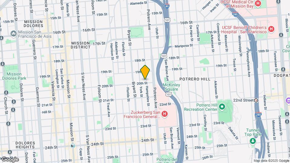 784 Hampshire St Map and Location Details