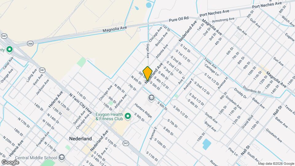 104 S 5th St Mapa y Detalles de la Ubicación