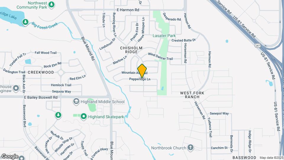 1332 Pepperidge Ln Map and Location Details