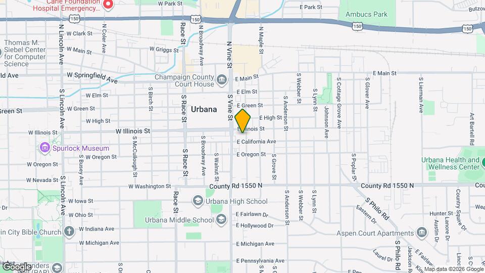 505 S Urbana Ave Mapa y Detalles de la Ubicación