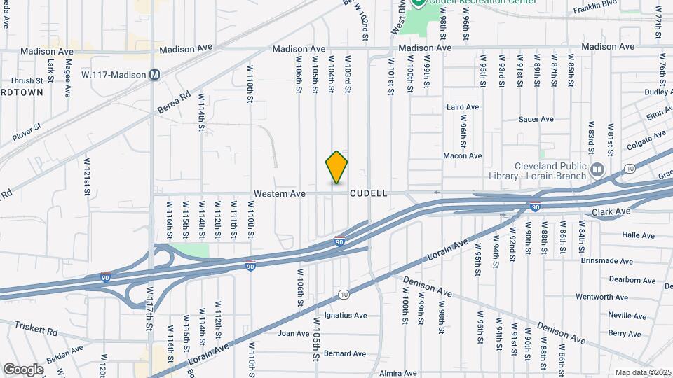2231 W 104th St Map and Location Details