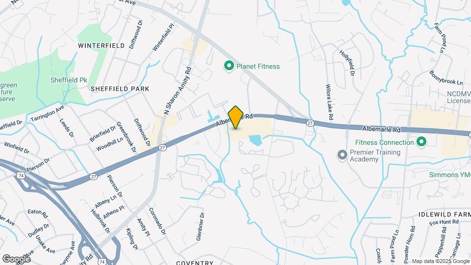 5534 Albemarle Rd Map and Location Details