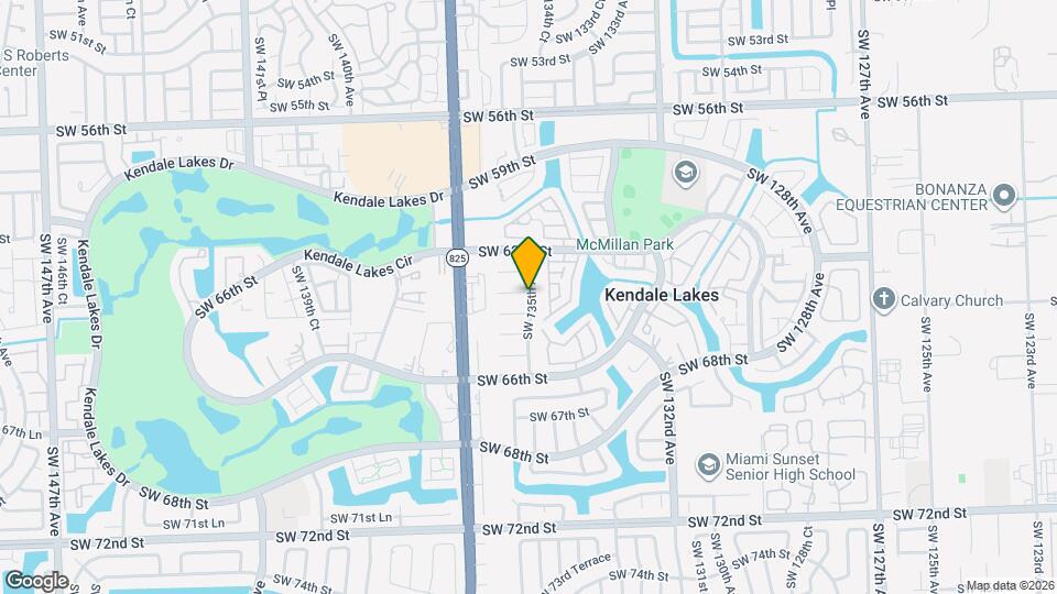 6330 SW 135th Ave Map and Location Details