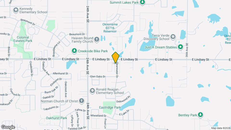 1212 Clearwater Dr Map and Location Details