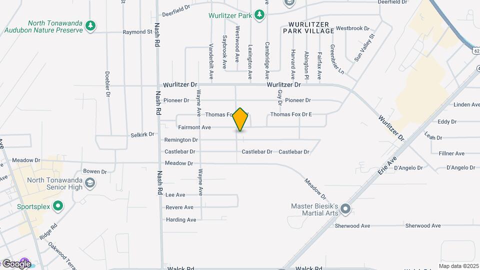 1129 Farnsworth Ave Map and Location Details