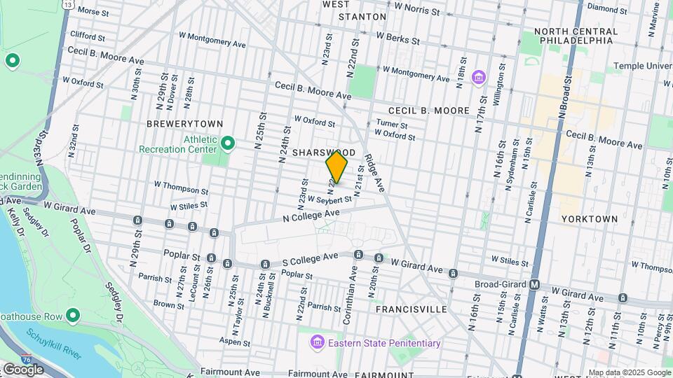 2142 W Master St Mapa y Detalles de la Ubicación