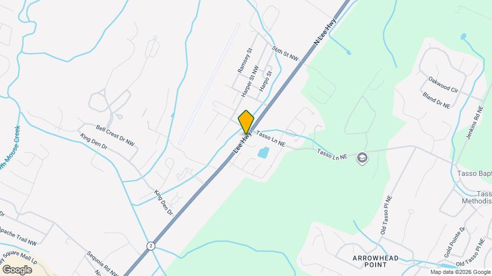 5120 Meadowbend Dr NE Map and Location Details