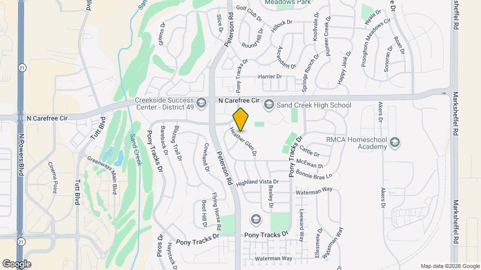 3595 Heather Glen Dr Map and Location Details