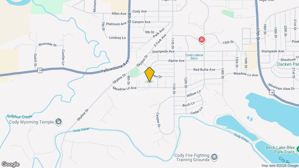 911 Meadow Ln Ave Map and Location Details