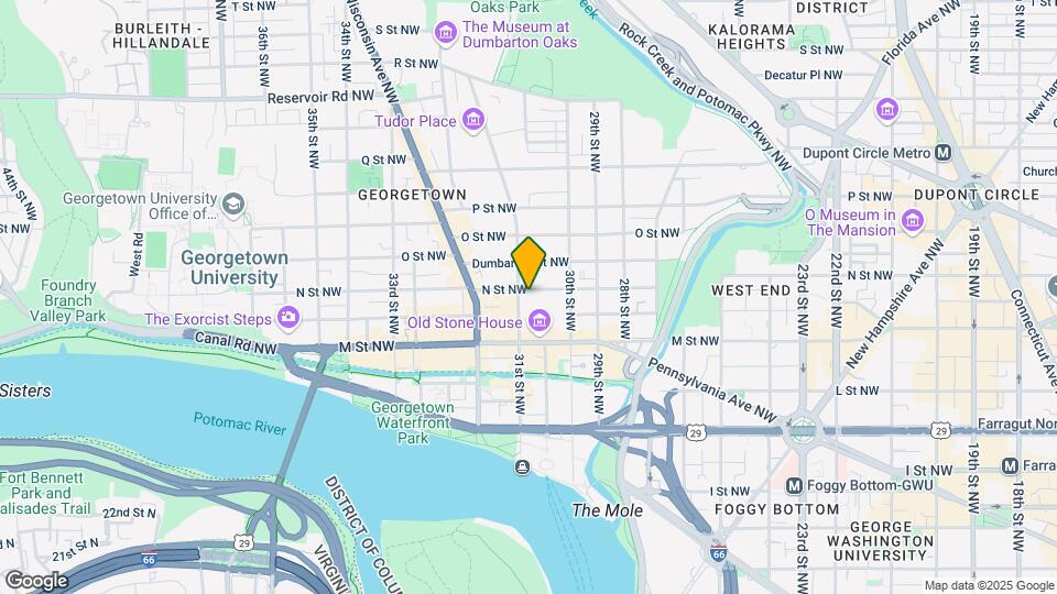 3044 N St NW Map and Location Details
