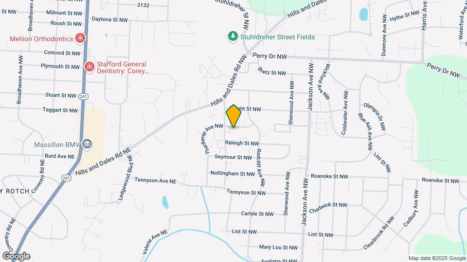 2934 Thackeray Ave NW, Unit 2934 Map and Location Details
