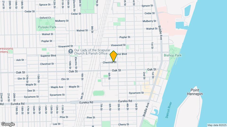 515 Chestnut St Map and Location Details