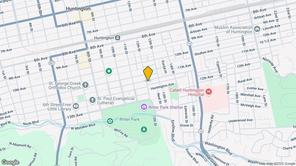 1201 Charleston Ave Map and Location Details