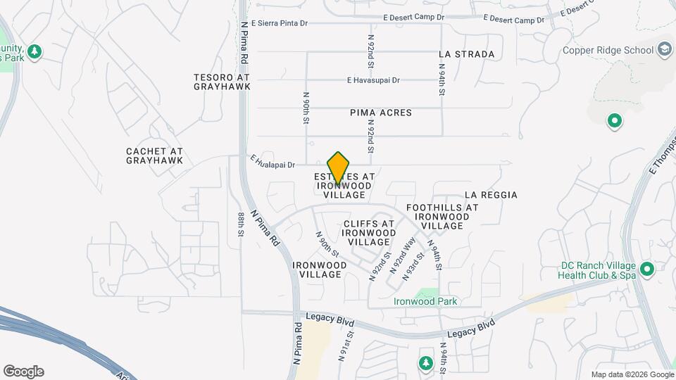 9118 E Topeka Dr Mapa y Detalles de la Ubicación