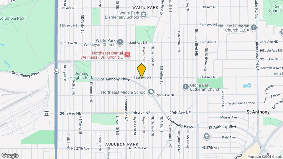 3058 Hayes St NE, Unit 2 Map and Location Details