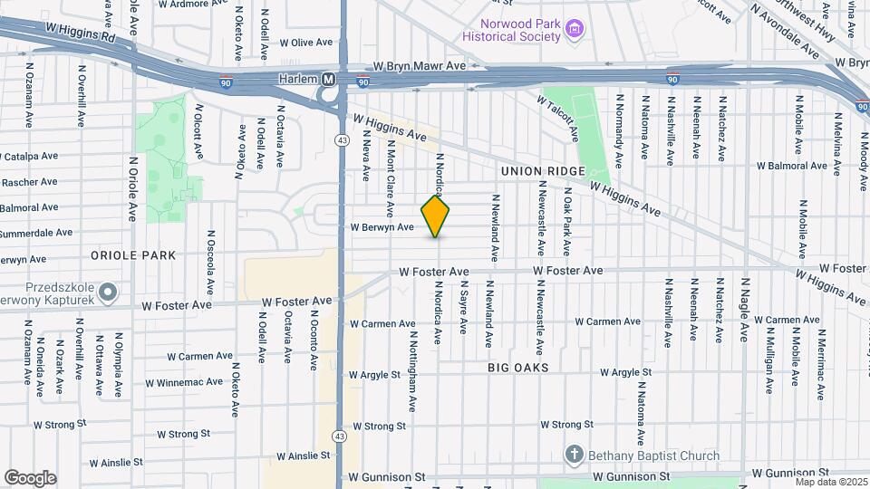 7002 W Farragut Ave Map and Location Details