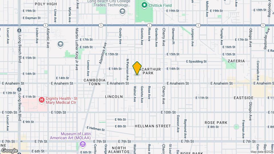 1332 Walnut Ave, Unit 02 Map and Location Details