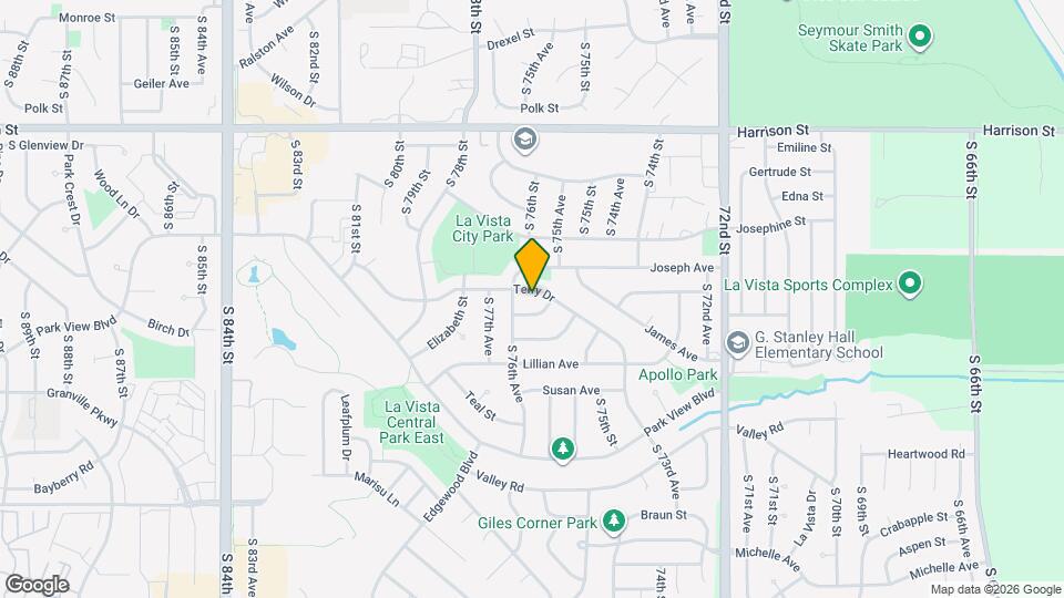 7520 Terry Dr Map and Location Details