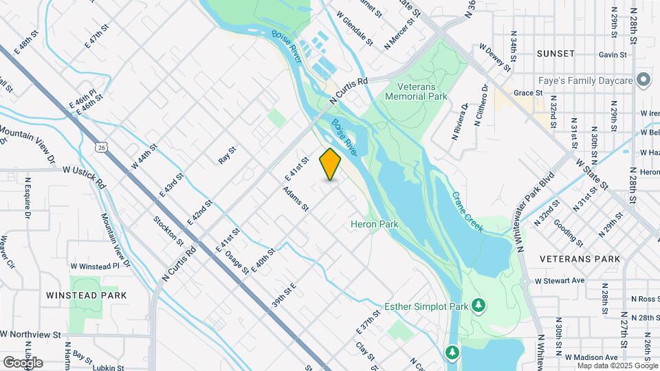 502 E 40th St Map and Location Details