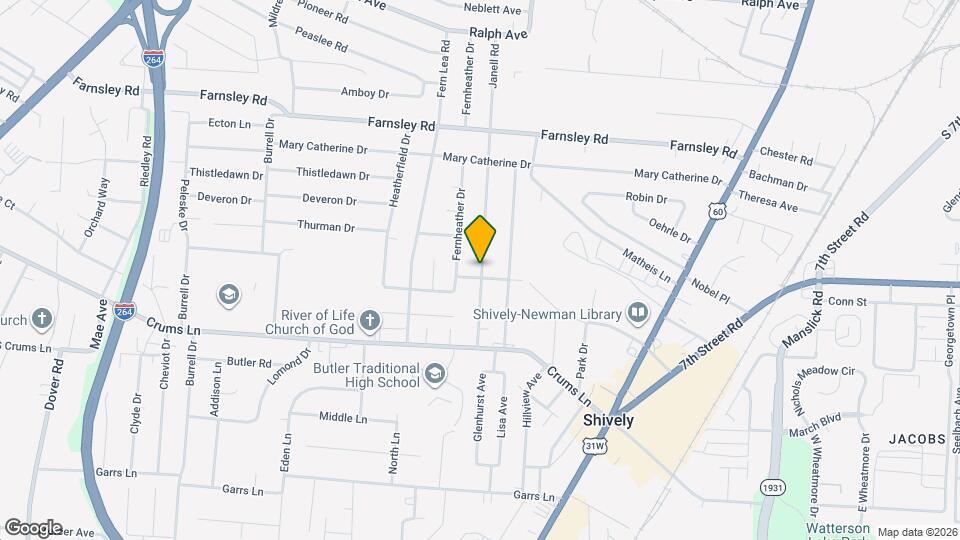 4005 Delores Ave Map and Location Details