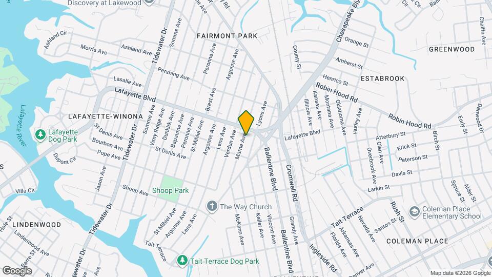 3126 Marne Ave Map and Location Details