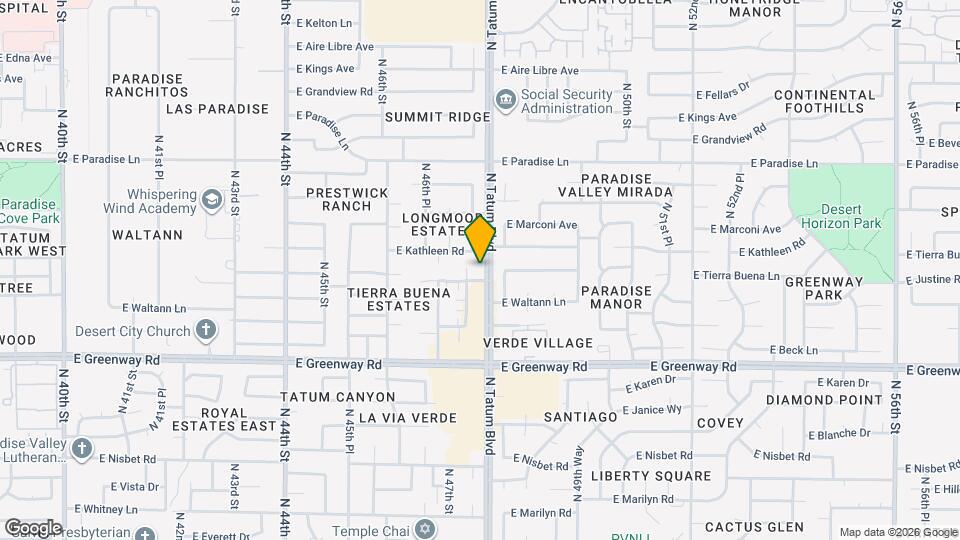 4778 E Tierra Buena Ln Map and Location Details