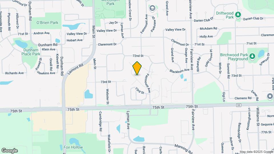 7333 Winthrop Way Map and Location Details