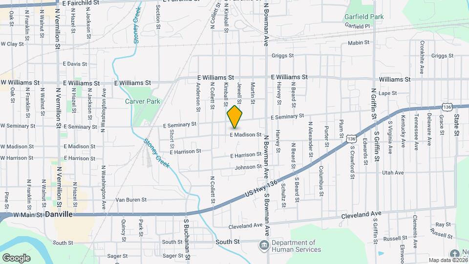 811 E Madison St Map and Location Details