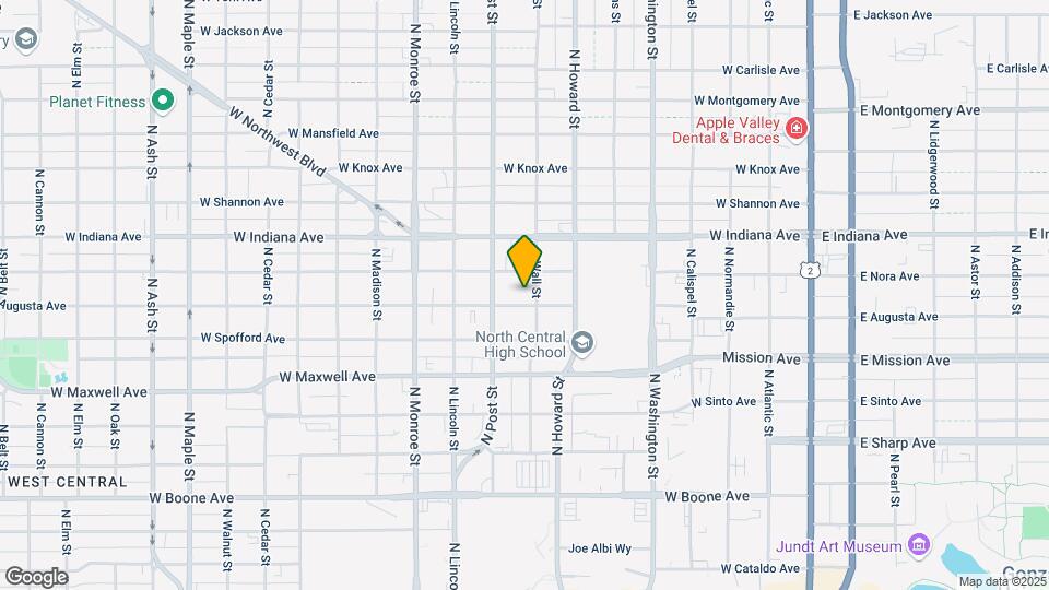 708 W Augusta Ave Map and Location Details