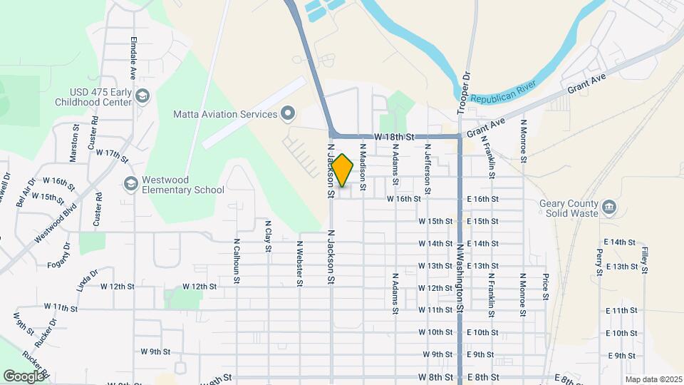 1607 Raber St Map and Location Details