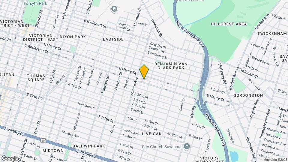 1112 E Anderson St Map and Location Details